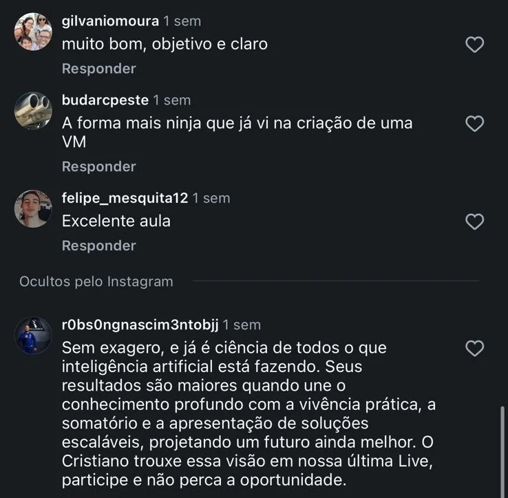 Depoimento de aluno 10