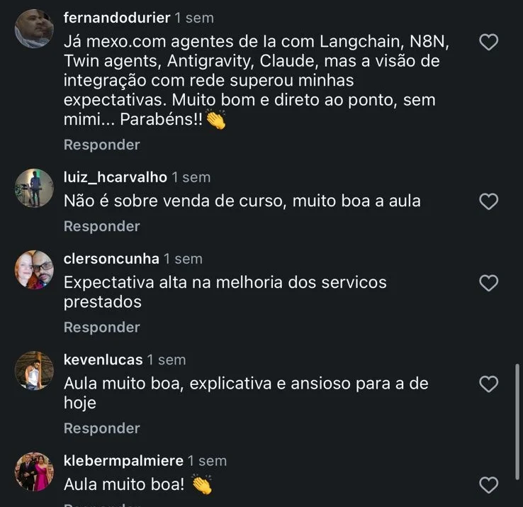 Depoimento de aluno 4