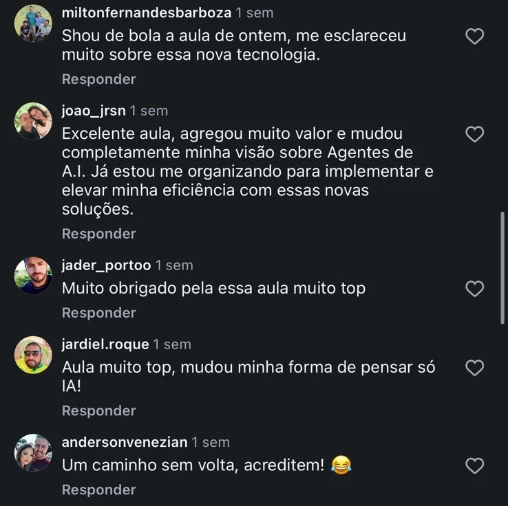 Depoimento de aluno 8